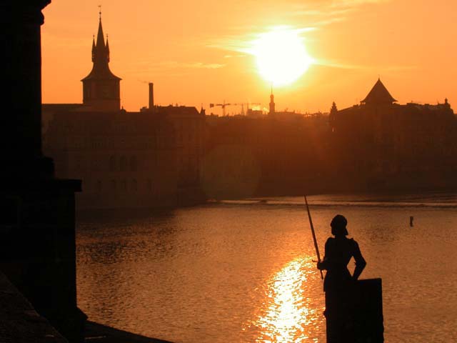 Sunrise on the Vltava